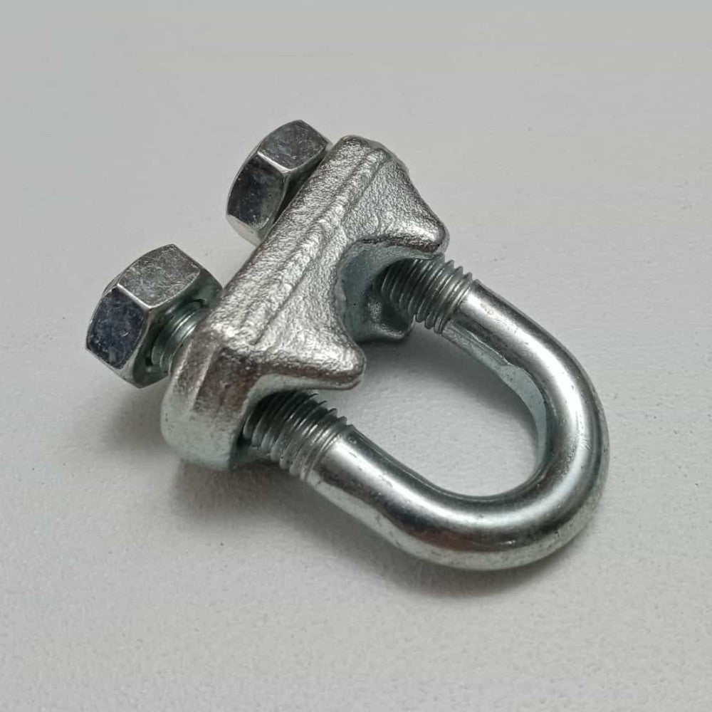 Robur morsetto zincato a cavallotto da 22mm per fune