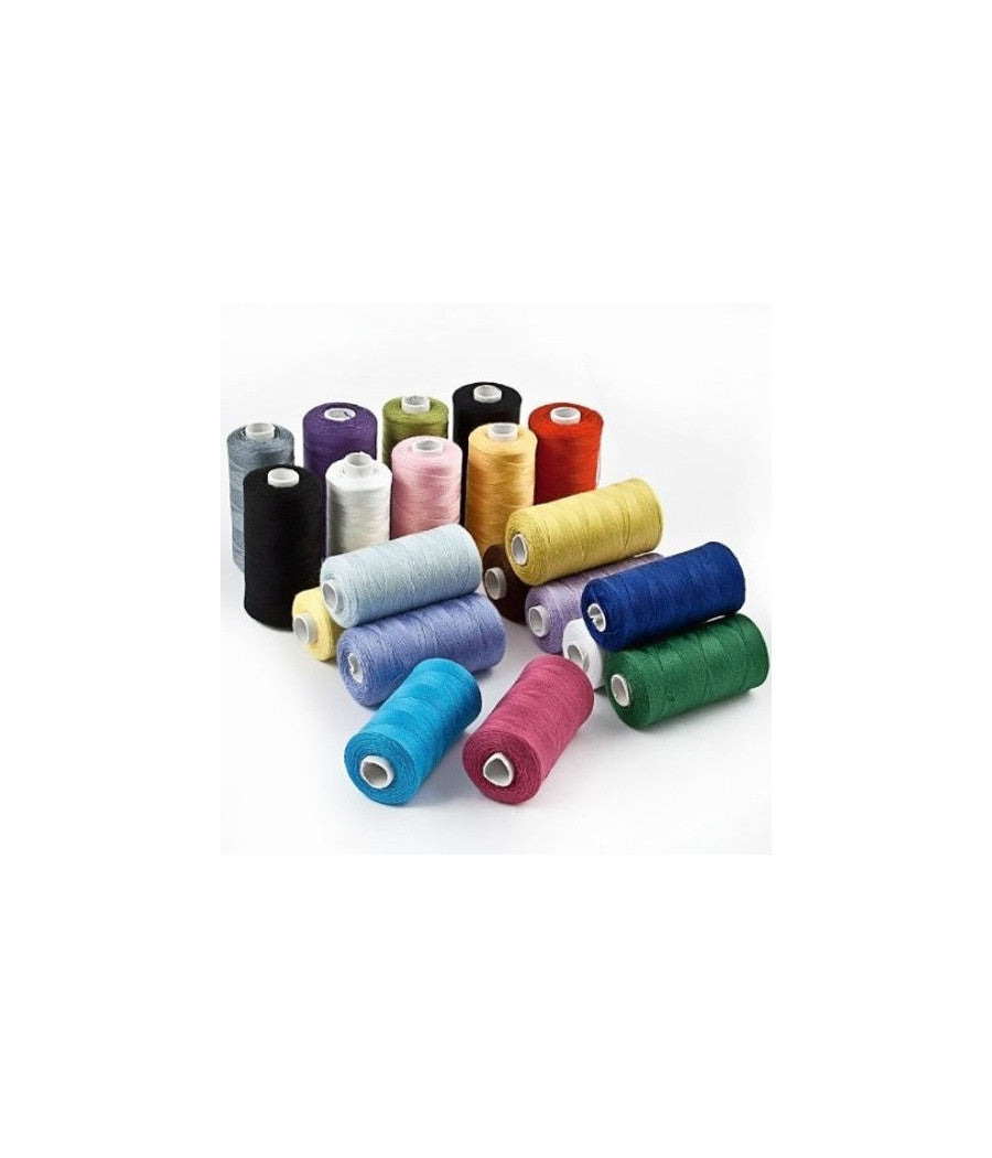 Rocchetti Cucito Cucire Set 20 Pezzi 500 Metri Poliestere Kit Riparazione Filo         