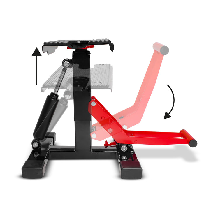 Rocket 200 - Ponte sollevatore moto cric idraulico carico massimo 200 kg, motocross, motard, enduro, supermoto e modelli Trial