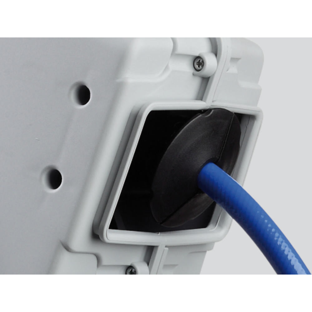 AVVOLGITUBO ARIA COMPRESSA TUBO 20m ATTACCO RAPIDO 3/8" PARETE ROLL MEGA MAVEL 880100