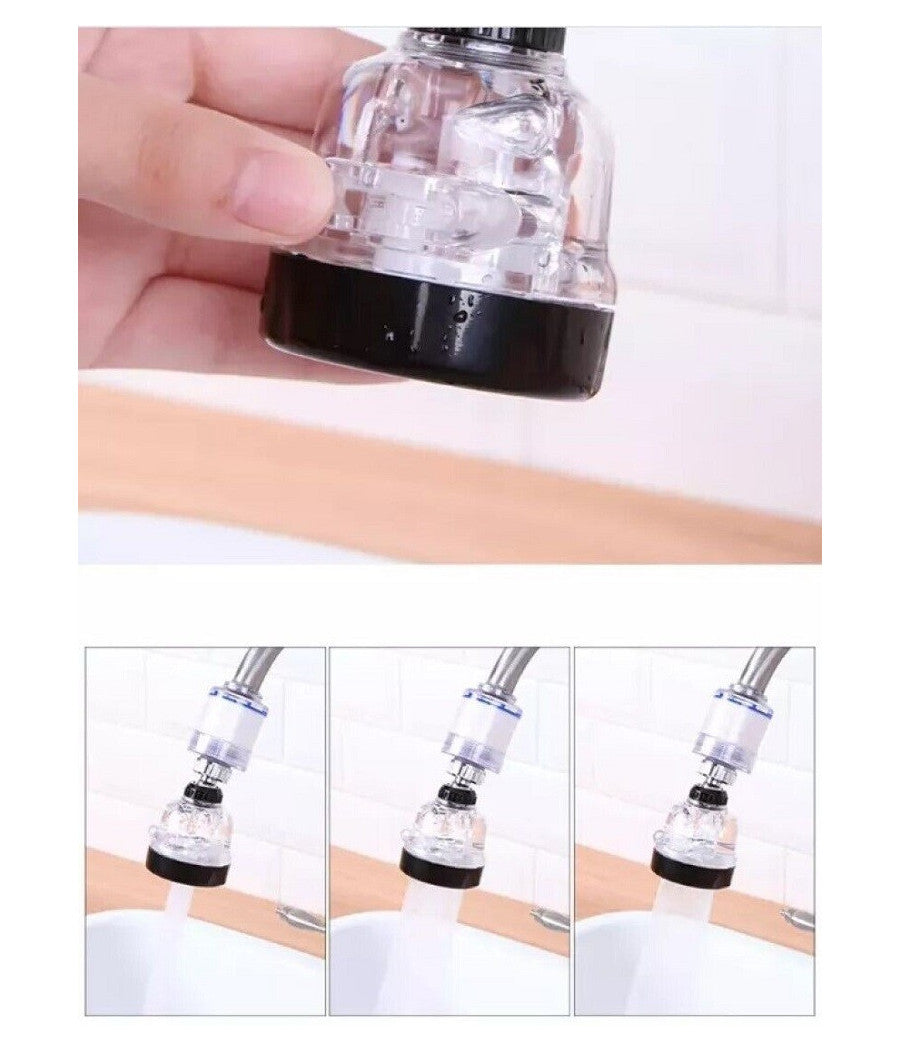 Rompigetto A Snodo Areatore Filtro Anticalcare 3 Getti Per Rubinetto Ab-j308         