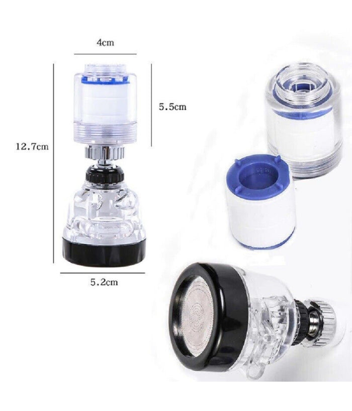 Rompigetto A Snodo Areatore Filtro Anticalcare 3 Getti Per Rubinetto Ab-j308         