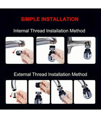 Rompigetto Aeratore Per Rubinetto Cucina 3.2x6cm Regolabile A 2 Modalità  69266         