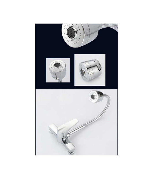 Rompigetto Areatore A Doppia Funzione Getto E Doccino Per Rubinetto Universale         