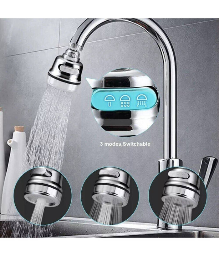 Rompigetto Flessibile A Doccetta Per Rubinetto Areatore Doccino 3 Getti Ab-j309         