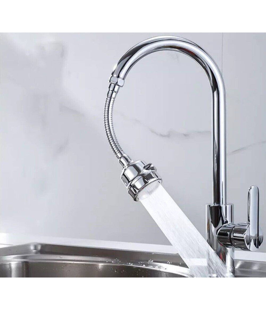 Rompigetto Flessibile A Doccetta Per Rubinetto Areatore Doccino 3 Getti Ab-j309         