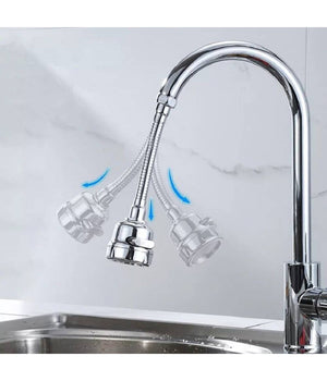 Rompigetto Flessibile A Doccetta Per Rubinetto Areatore Doccino 3 Getti Ab-j309         