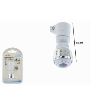 Rompigetto Rubinetto Lavello Cucina Bagno Filtro Universale Cromo Bianco 87163         