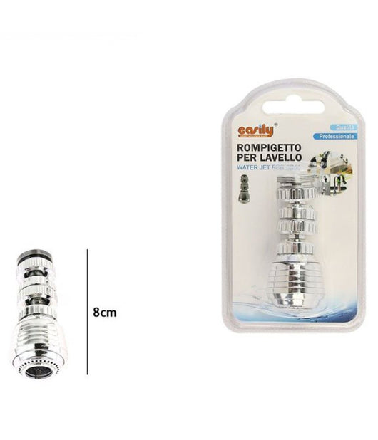 Rompigetto Rubinetto Per Lavello Cucina Aeratore Cromato 8cm Filtro Snodato 87160         