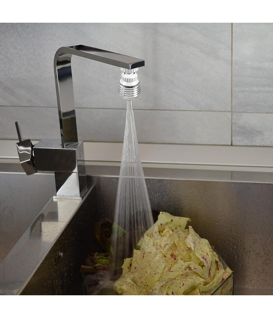 Rompigetto Universale Per Rubinetto Cucina Girevole Snodato Aeratore 8.5cm 87162         