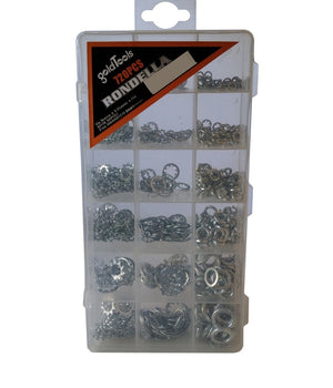 Rondelle Bloccaggio Kit 720 Pz Varie Misure Distanziatori Piatte In Acciaio         
