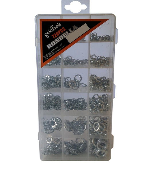 Rondelle Bloccaggio Kit 720 Pz Varie Misure Distanziatori Piatte In Acciaio         