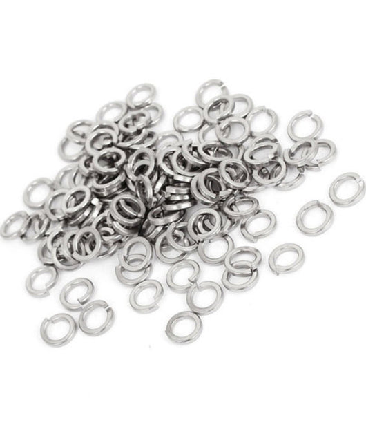 Rondelle Elastiche In Acciaio Confezione Da 62 Grammi Di Diametro  8 Millimetri         