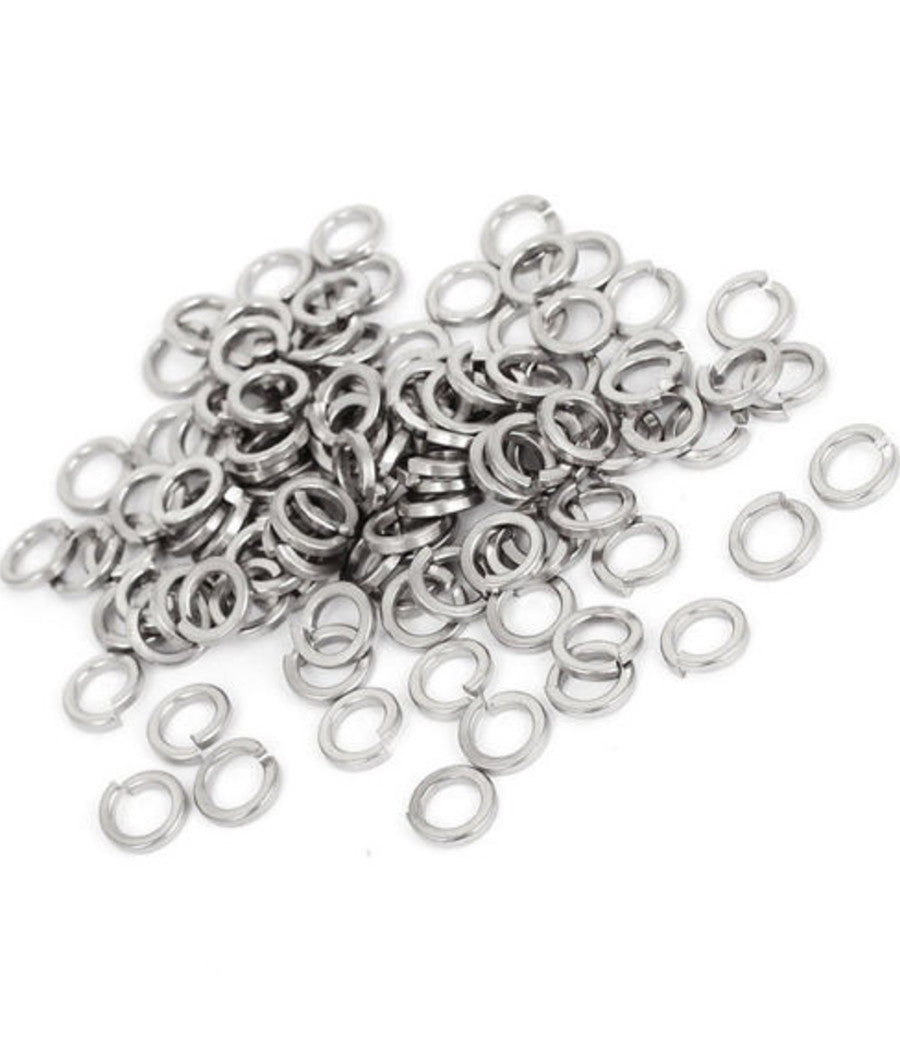 Rondelle Elastiche In Acciaio Confezione Da 62 Grammi Di Diametro  8 Millimetri         