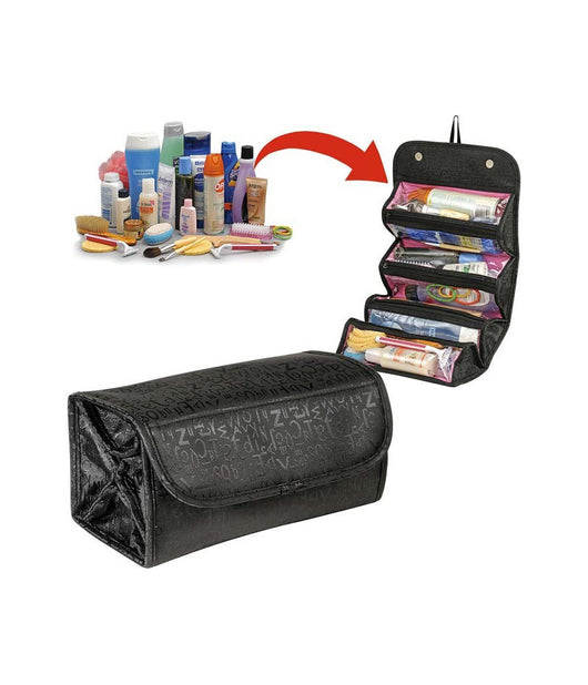 Rool-n-go Borsetta Organizza Organizer Per Cosmetica Da Viaggio Colore Nero         