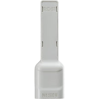 Rosi adattatore extra flat bianco con spina da 16a e bipresa da 2p+t 16a 250v