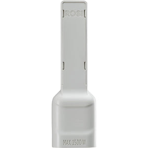 Rosi adattatore extra flat bianco con spina da 16a e bipresa da 2p+t 16a 250v