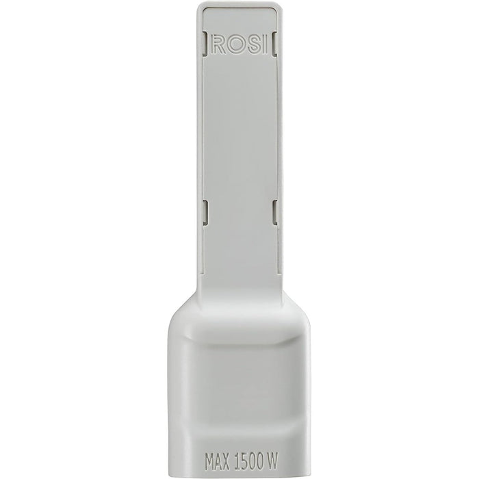 Rosi adattatore extra flat bianco con spina da 16a e bipresa da 2p+t 16a 250v