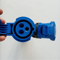 Rosi moltiplicatore adattatore mobile a 2 uscite con spina 16a 2p+e ip44