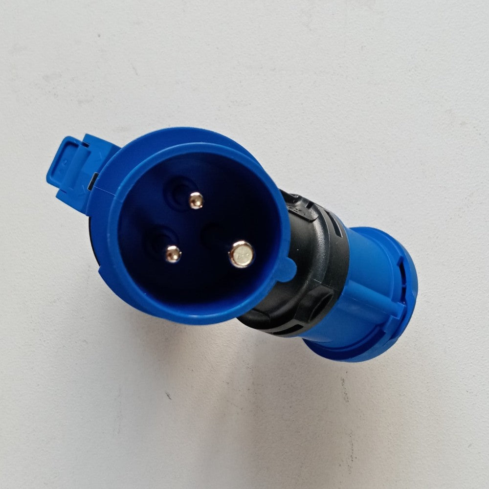 Rosi moltiplicatore adattatore mobile a 2 uscite con spina 16a 2p+e ip44