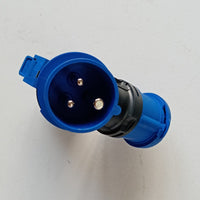 Rosi moltiplicatore adattatore mobile a 2 uscite con spina 16a 2p+e ip44