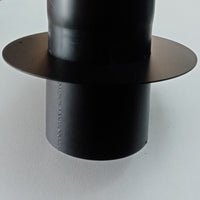 Rosone con tubo attacco ff per stufa a legna, diametro 150mm