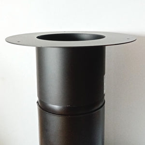 Rosone con tubo attacco ff per stufa a legna, diametro 180mm