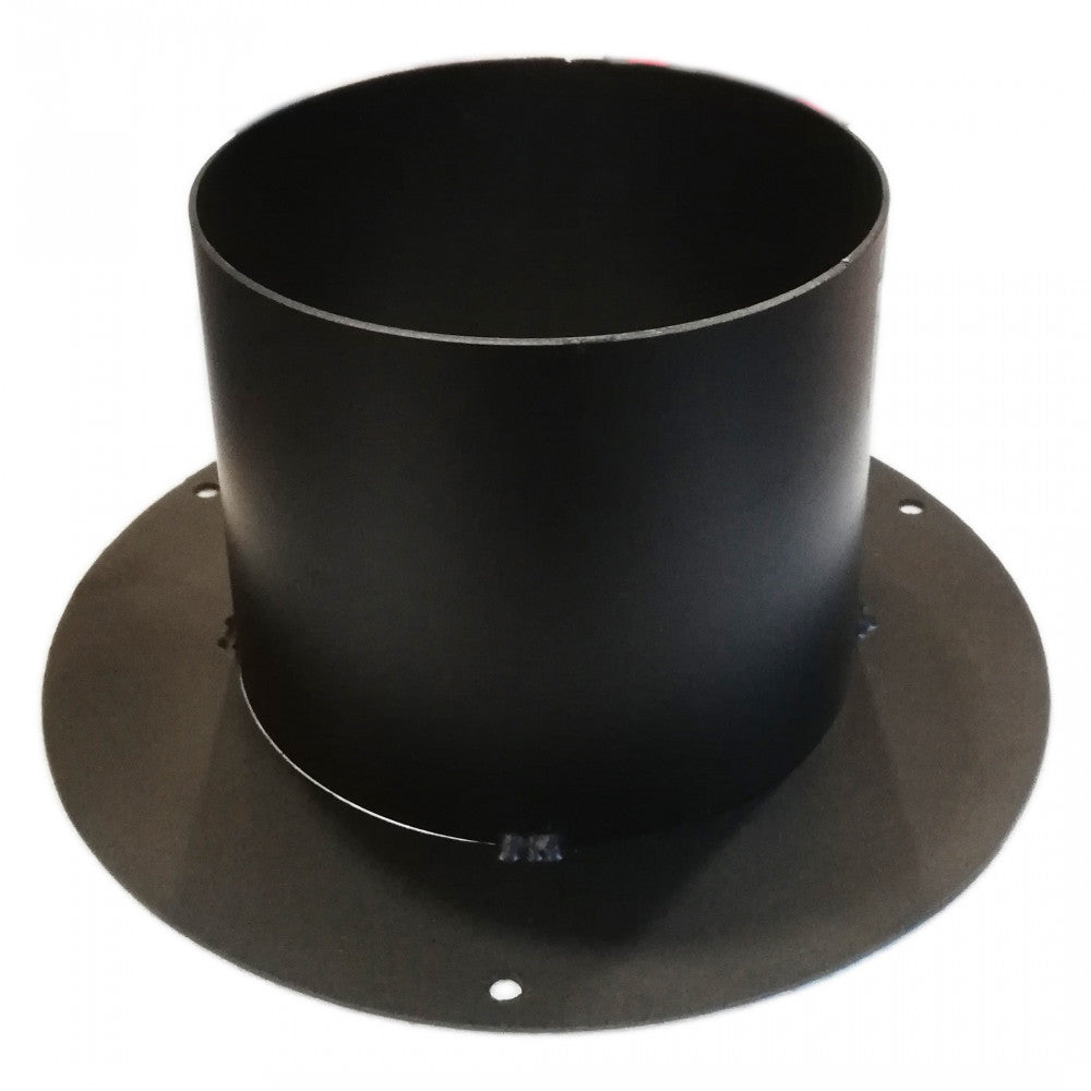 Rosone con tubo attacco ff per stufa a legna, diametro 150mm