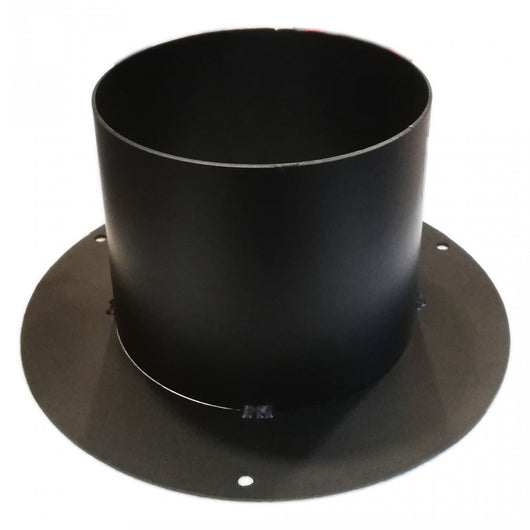 Rosone con tubo attacco ff per stufa a legna, diametro 180mm