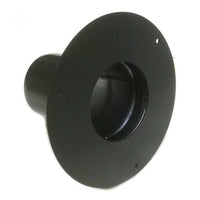 Rosone unico nero pellet da 100mm