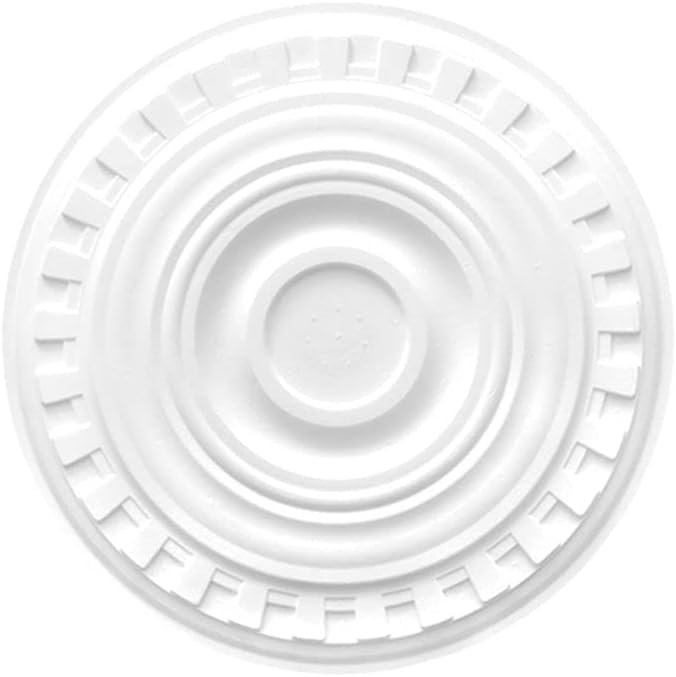 Rosone Decorativo Per Soffitti - Polistirolo Ø 19 Cm, Kit 2 Pezzi - Foto 10