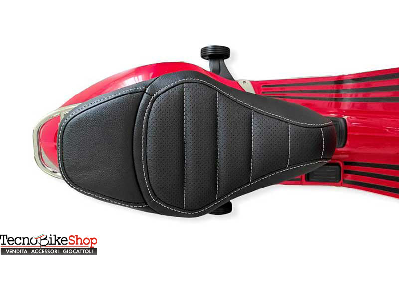 Moto Elettrica per Bambini Piaggio Vespa 946 12V con Parabrezza-Rosso