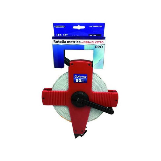 Rotella Metrica Hu-Firma Pro Nastro Fibra Vetro 50 Metri