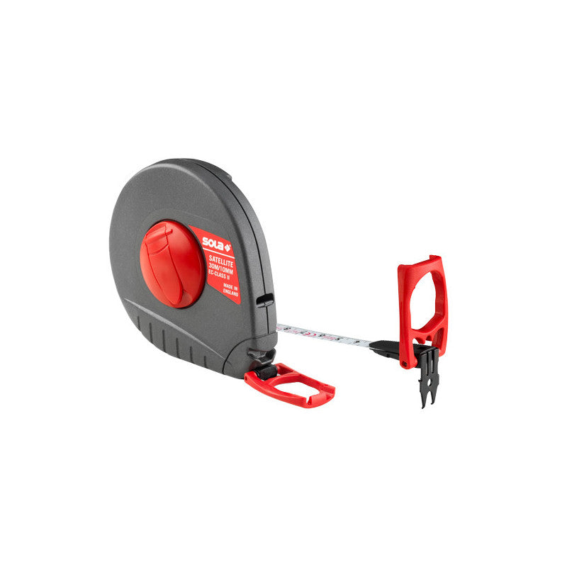 Rotella metrica in metallo Sola ST30 – 30 metri – con cassa in ABS ergonomica