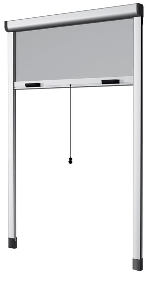 Zanzariera avvolgibile verticale cm 140 x 170 colore bianco con frizione - NO BRAND