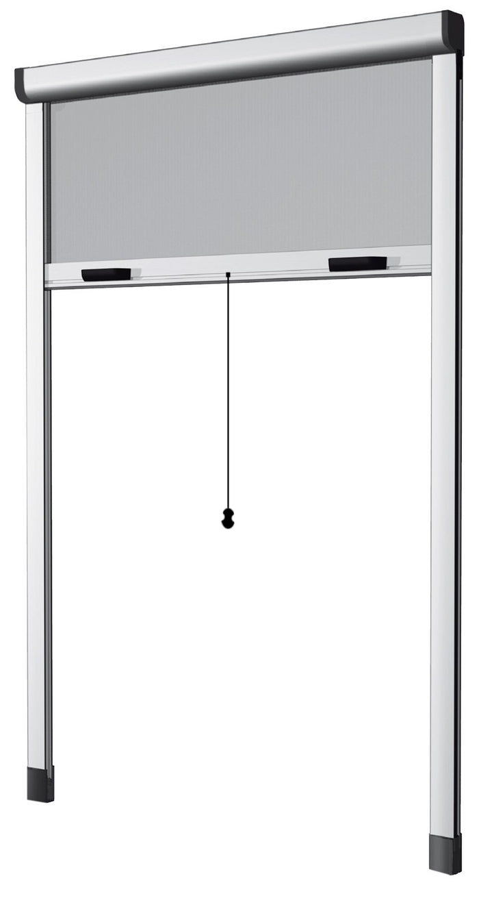 Zanzariera avvolgibile verticale cm 140 x 170 colore bianco con frizione - NO BRAND