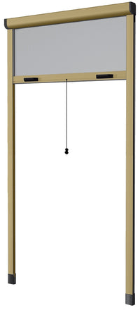 Zanzariera avvolgibile verticale 140x250 bronzo con frizione - NO BRAND