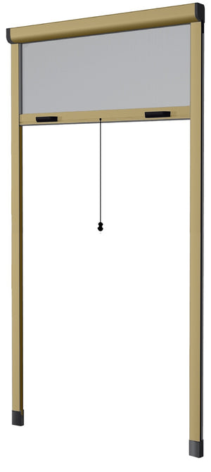 Zanzariera avvolgibile verticale 140x250 bronzo con frizione - NO BRAND