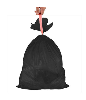 Rotoli Sacchetti Buste Per Spazzatura 115lt 72x105cm Chiusura Con Laccetto Nero         