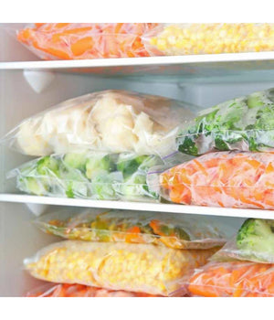 Rotoli Sacchetti Freezer Per Alimenti 360 Sacchi Congelatore Frigo 22x32cm Gelo         