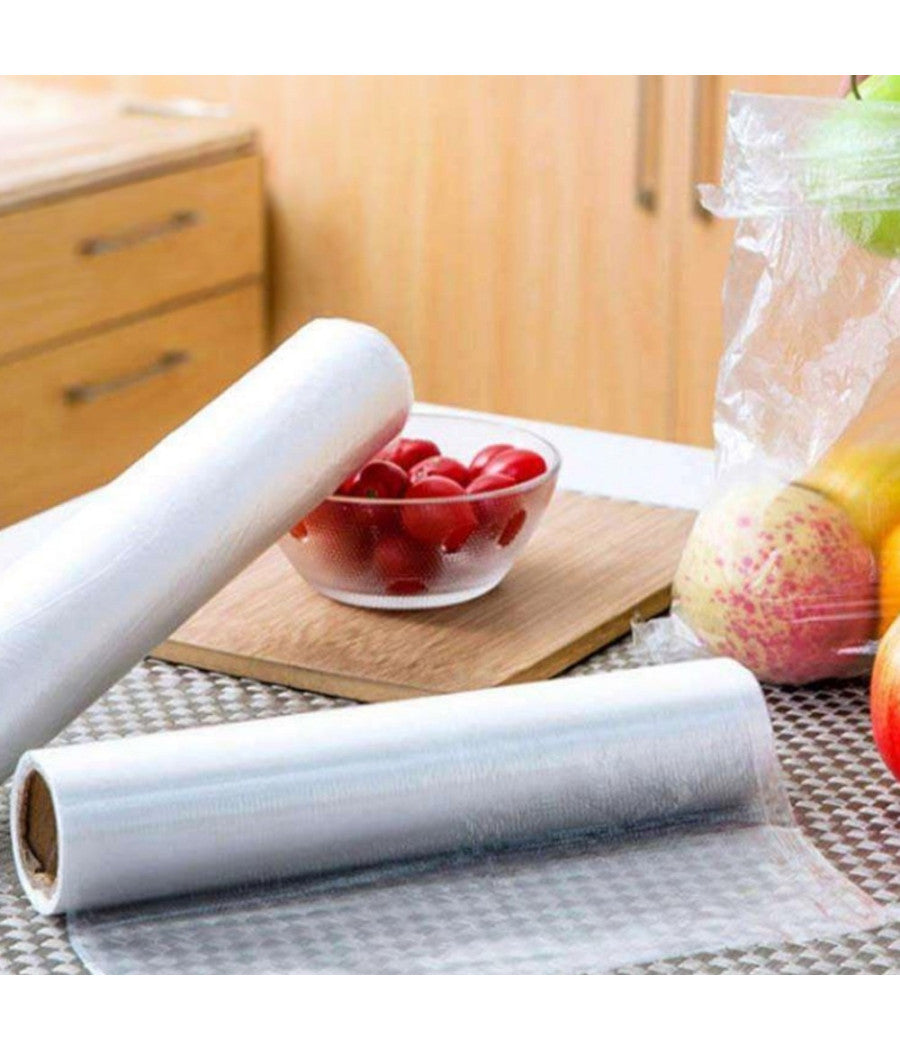 Rotoli Sacchetti Freezer Per Alimenti 360 Sacchi Congelatore Frigo 22x32cm Gelo         