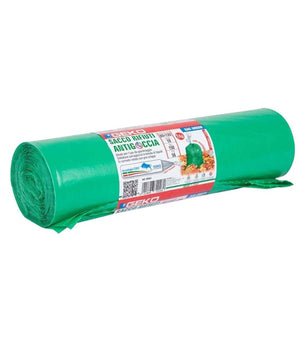 Rotoli Sacchetti Spazzatura Sacco Giardinaggio 150lt 80x120cm Con Laccetti 20pz         