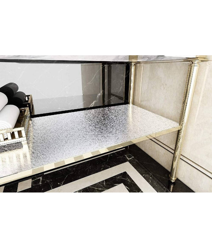 Rotolo Adesivo Alluminio 61cmx3mt Per Cassetti Mobili Armadi Parati Cucina 70502         