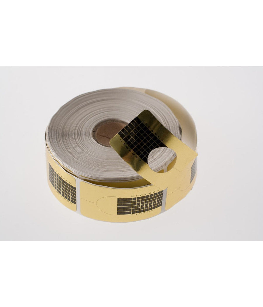 Rotolo Cartine Unghie Rettangolare Allungamento Per Ricostruzione Nail Art 500pz         