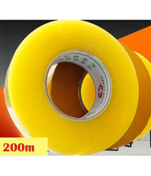 Rotolo Nastro Adesivo Per Imballaggi Trasparente 4,8cm X 200mt Doppio Metraggio         