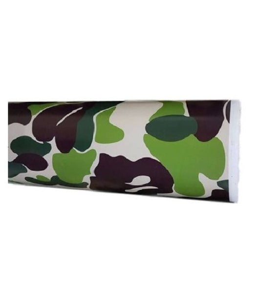 Rotolo Pellicola Adesiva Auto Moto Interno Esterno Militare Chiaro 152cmx30m         