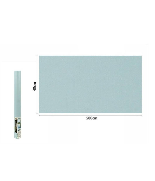 Rotolo Pellicola Adesiva Azzurro Chiaro 45cm X 5mt Mobili Carta Da Parati 71121         