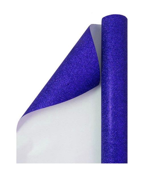 Rotolo Pellicola Adesiva Blu Glitter 45cmx2m Pannelli Cassetti Mobili         