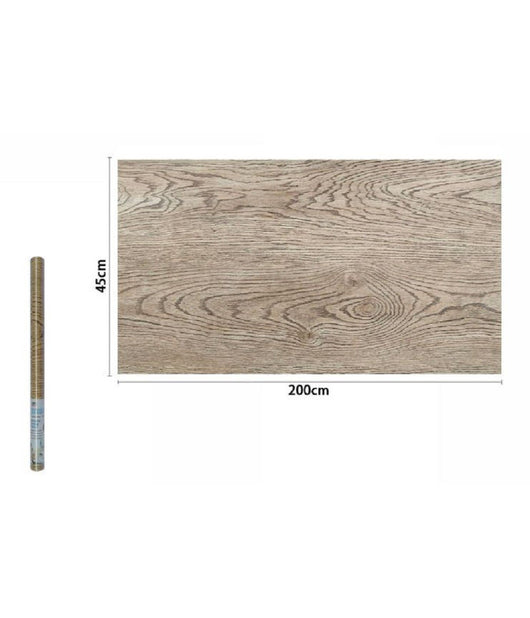 Rotolo Pellicola Adesiva Effetto Legno 45 Cmx2 Metri Mobili Casa Cassetti 71238         