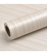 Rotolo Pellicola Adesiva Effetto Legno Chiaro 45cmx2m Cassetti Mobili Parati         